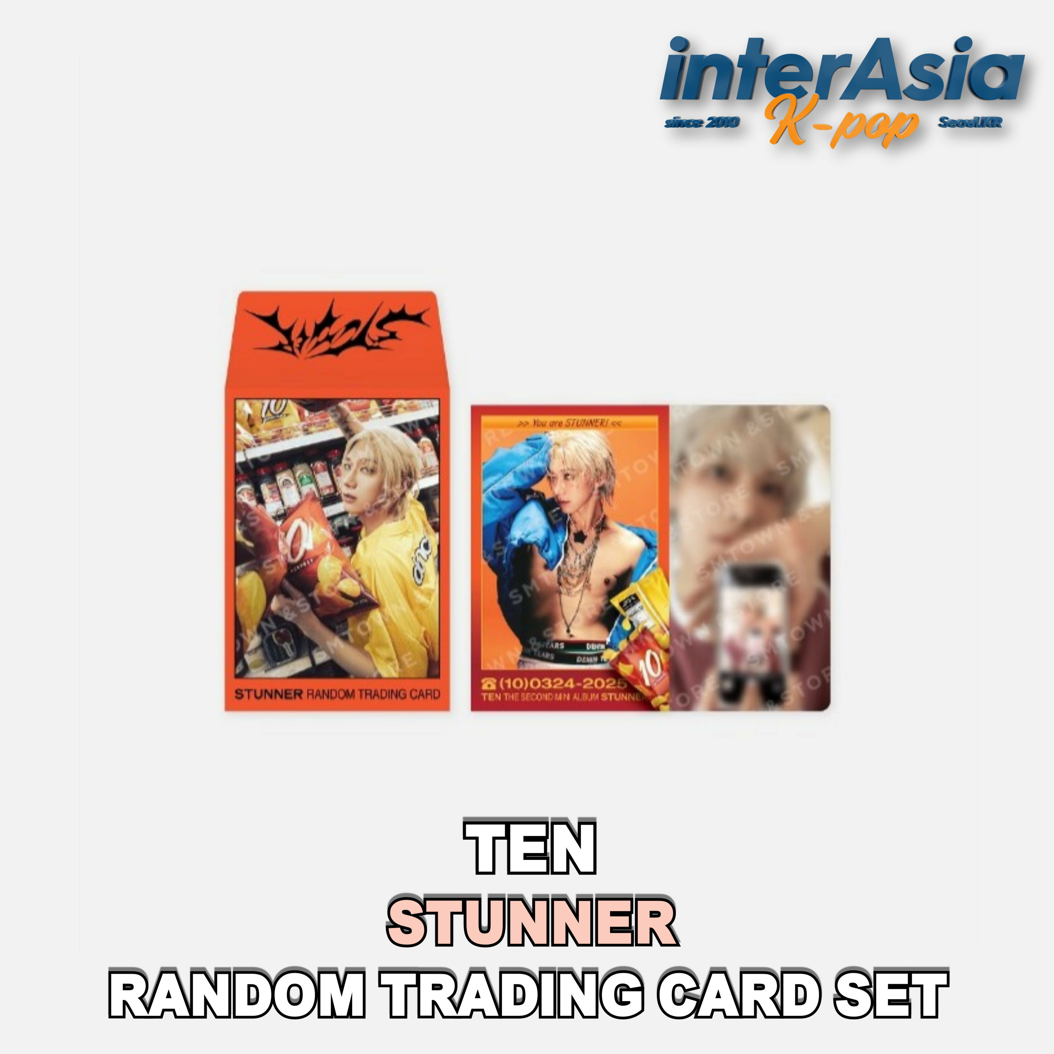 TEN - 【STUNNER】 RANDOM TRADING CARD SET 公式グッズ OFFICIAL MD テン WayV 威神V ウェイブイ ウェイシェンブイ 韓国盤 無料配送