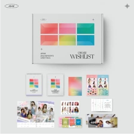 Apink 2022 SEASON’S GREETINGS OH MY WISHLIST エーピンク えいぴんく シーグリ シーズングリーティング カレンダー kpop 韓国盤 送料無料