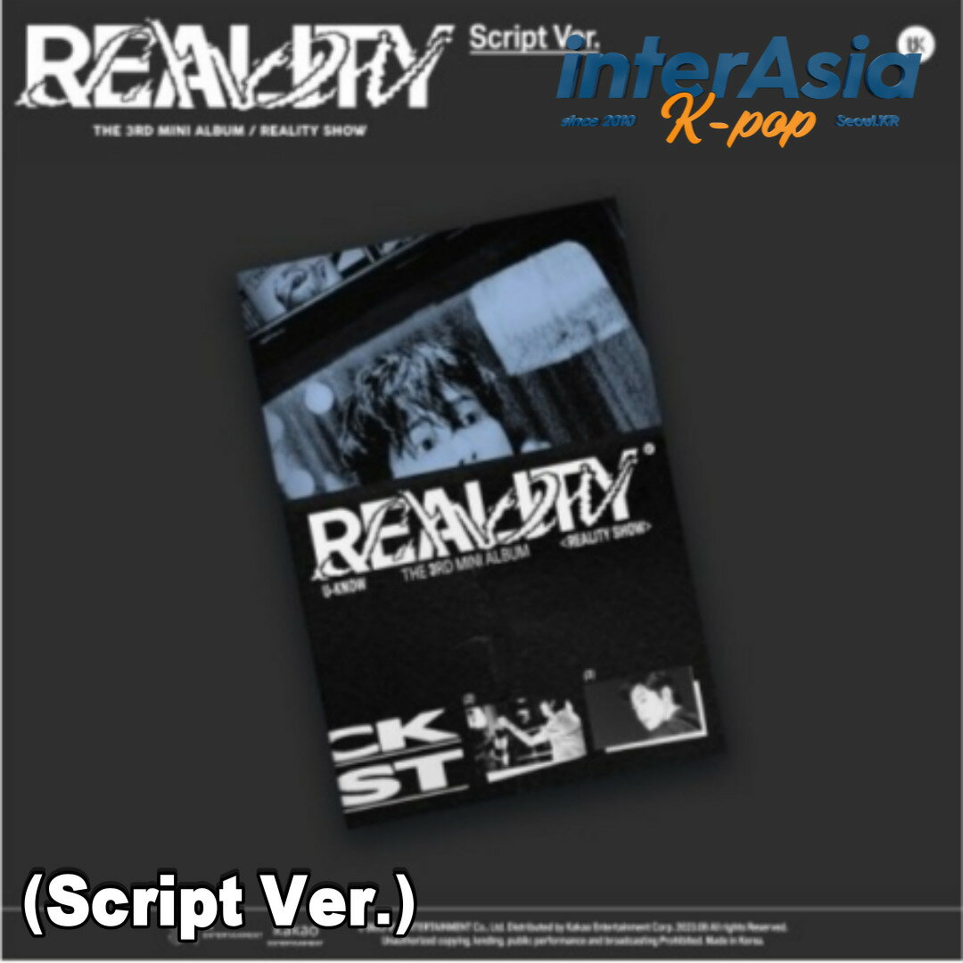 U-KNOW YUNHO - 3rd Mini Album 「Reality Show」 (Script ver.) ユンホ ユノ・ユンホ 東方神起 TVXQ! SMエンターテインメント kpop 韓国盤 韓国直送 送料無料