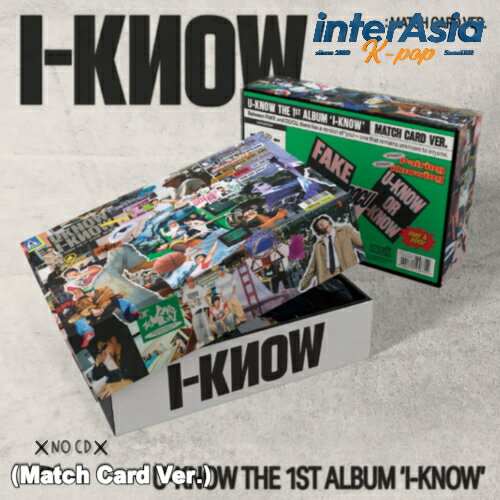 U-KNOW YUNHO - 1st Full Album 「I-KNOW」 (Match Card Ver.) チョン・ユンホ ユノ・ユンホ 東方神起 とうほうしんき TVXQ! SMエンターテインメント kpop 韓国盤 送料無料のサムネイル