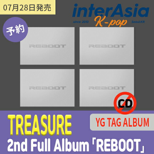 ★4種ランダム★ TREASURE - 2nd Full Album 「REBOOT」 YG TAG ALBUM トレジャー マシホ アサヒ ハルト YGエンターテインメント kpop 韓国盤 韓国直送 送料無料