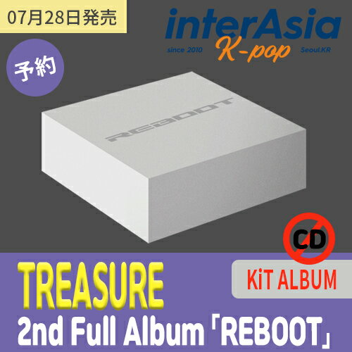 TREASURE - 2nd Full Album 「REBOOT」 KiT ALBUM トレジャー マシホ アサヒ ハルト YGエンターテインメント kpop 韓国盤 韓国直送 送料無料
