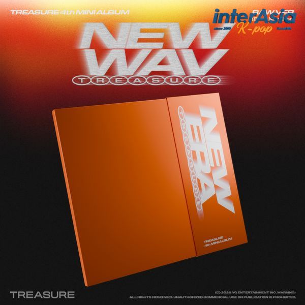 ★06月01日発売★10種選択★ TREASURE - 4th MINI ALBUM NEW WAV (RAW VER) トレジャー YGエンターテインメント kpop 韓国盤 送料無料