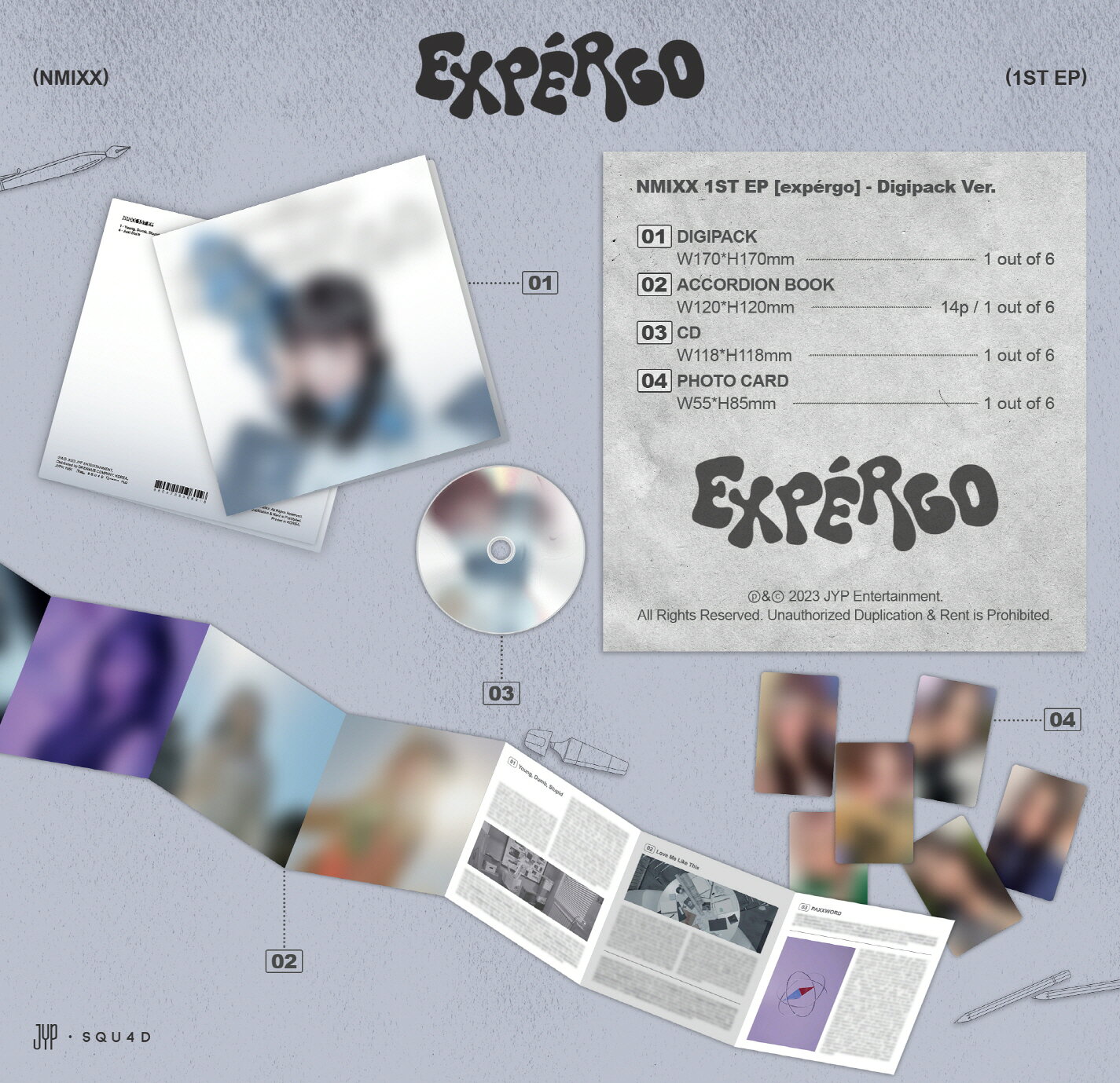 ★ランダム★ NMIXX - 1st Mini Album 「EXPERGO」 Digipack ver. エヌミックス リリ...