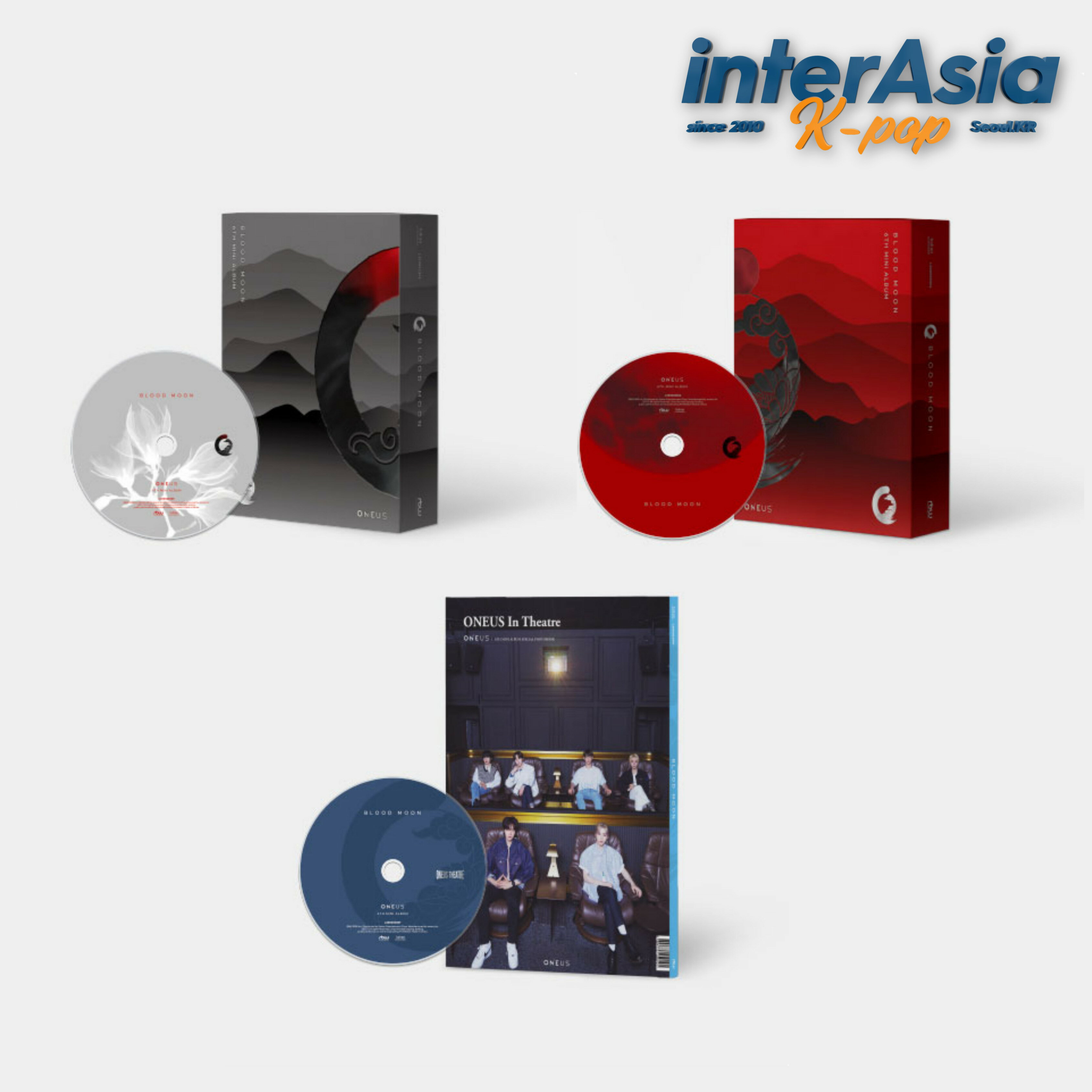 樂天商城 - ONEUS - 6th Mini Album 「BLOOD MOON」 ワナス ワンアス ソホ イド ゴニ ファヌン シオン RBWエンターテインメント kpop 韓国盤 送料無料