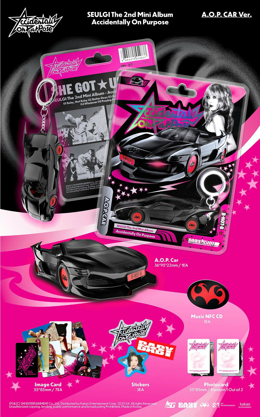 ★限定盤★ SEULGI (Red Velvet) - 2ND MINI ALBUM 「Accidentally On Purpose」 (A.O.P. Car Ver.) Limited Edition カン・スルギ レッドベルベット レドベル SMエンターテインメント KPOP 韓国盤 送料無料