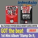 ★2種選択★ GOT the beat - 1st Mini Album 「Stamp On It」 BoA TAEYEON HYOYEON SEULGI WENDY KARINA WINTER Girls On Top SMエンターテインメント kpop 韓国盤 韓国直送 送料無料