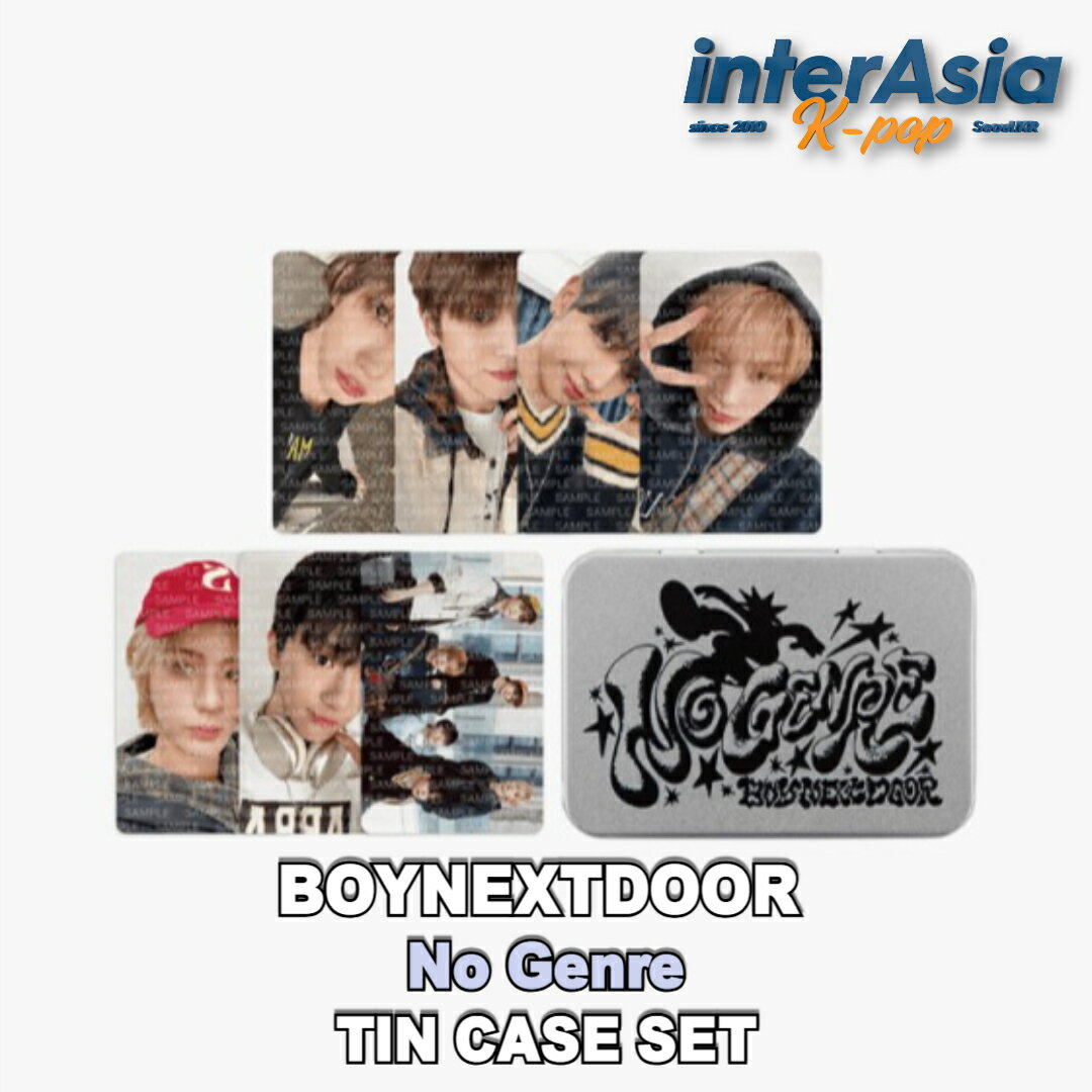 BOYNEXTDOOR - 4th EP 【No Genre】 TIN CASE SET ボーイネクストドア ボイネク ボネクド ソンホ リウ ジェヒョン テサ...
