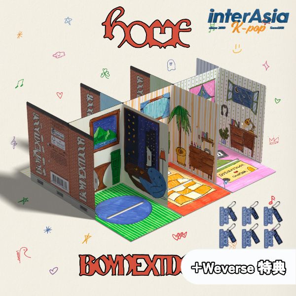★Weverse特典★ BOYNEXTDOOR - 1st Studio Album [HOME] (Weverse Albums ver.) ボーイネクストドア ボイネク ボネクド ソンホ リウ ジェヒョン テサン イハン ウンハク Block B ジコ KOZエンターテイメント HYBE