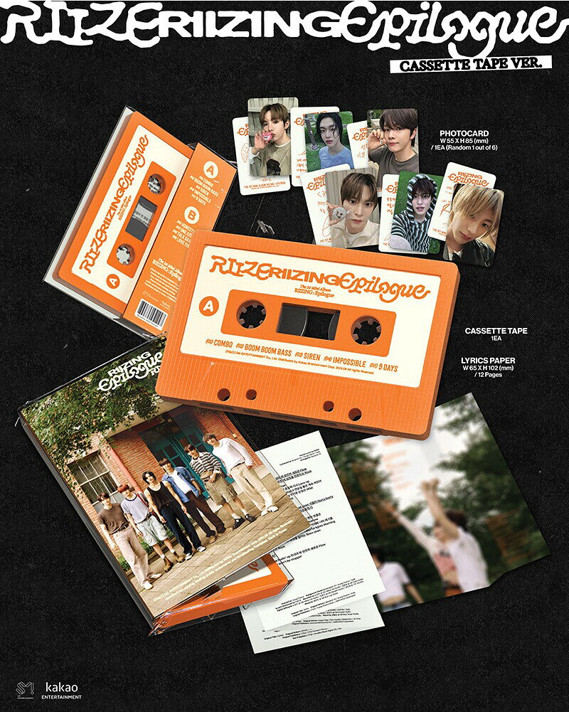 RIIZE - 1st Mini Album 「RIIZING : Epilogue」 (CASSETTE TAPE Ver.) ライズ シ...