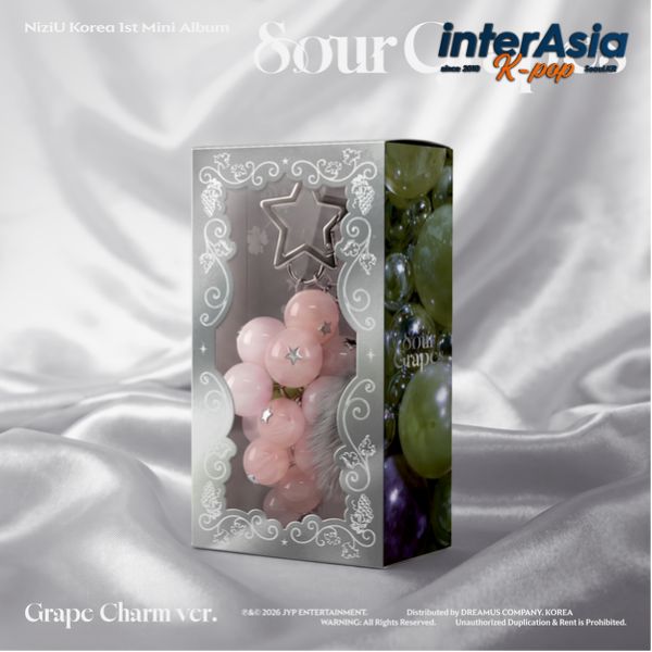 ★09月28日発売★ NiziU - 1st Mini Album [Sour Grapes] (Grape Charm ver.) ニジュー マヤ リオ リク アヤカ マユカ リマ ミイヒ ニナ Nizi Project ニジプロ JYPエンターテインメント KPOP 韓国盤 送料無料