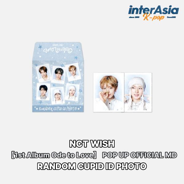 NCT WISH -  RANDOM CUPID ID PHOTO エヌシーティーウィッシュ 公式グッズ POP UP OFFICIAL MD SMエンターテイメント 無料配送