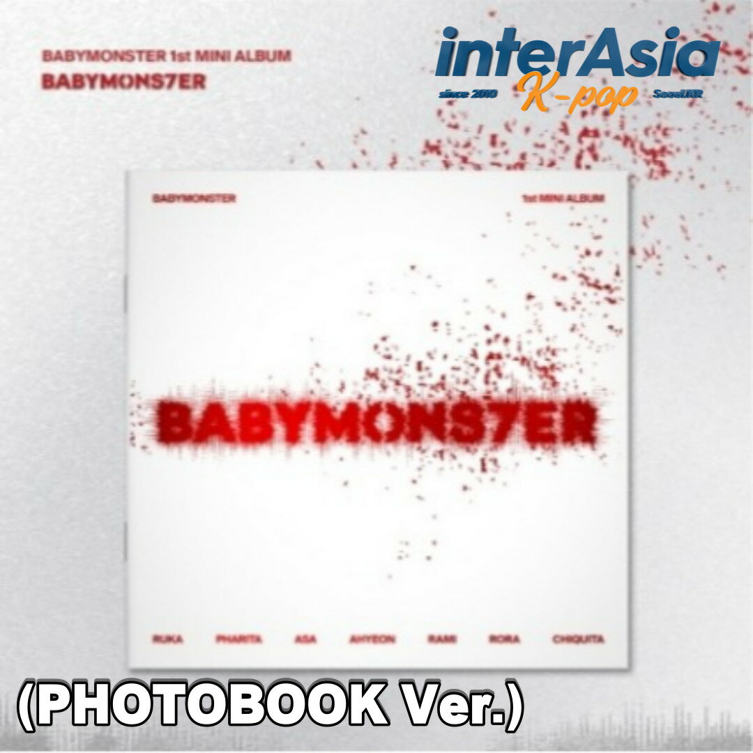 ★04月02日発売★ BABYMONSTER - 1st MINI ALBUM [BABYMONS7ER] PHOTOBOOK VER. ベイビーモンスター べビモン YGエンターテインメント kpop 韓国盤 韓国直送 送料無料 BABYMONSTER - 1st MINI ALBUM [BABYMONS7ER] PHOTOBOOK VER. 5