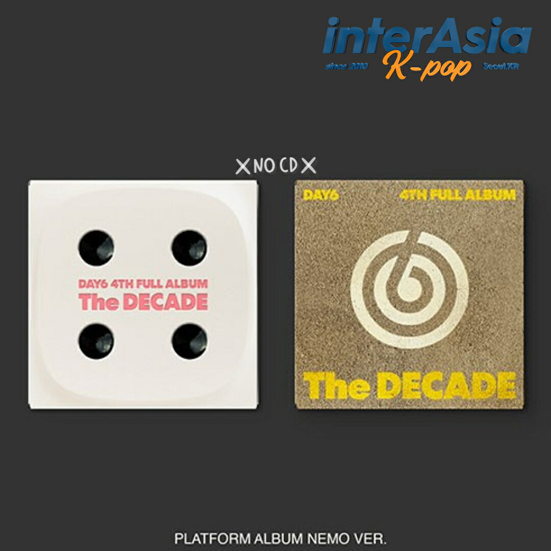 DAY6 - 4TH FULL ALBUM 「The DECADE」 (PLATFORM ALBUM NEMO VER.) デイシックス ソンジン ヨンケイ Young K ウォンピル ドウン JYPエンターテインメント kpop 韓国盤 送料無料
