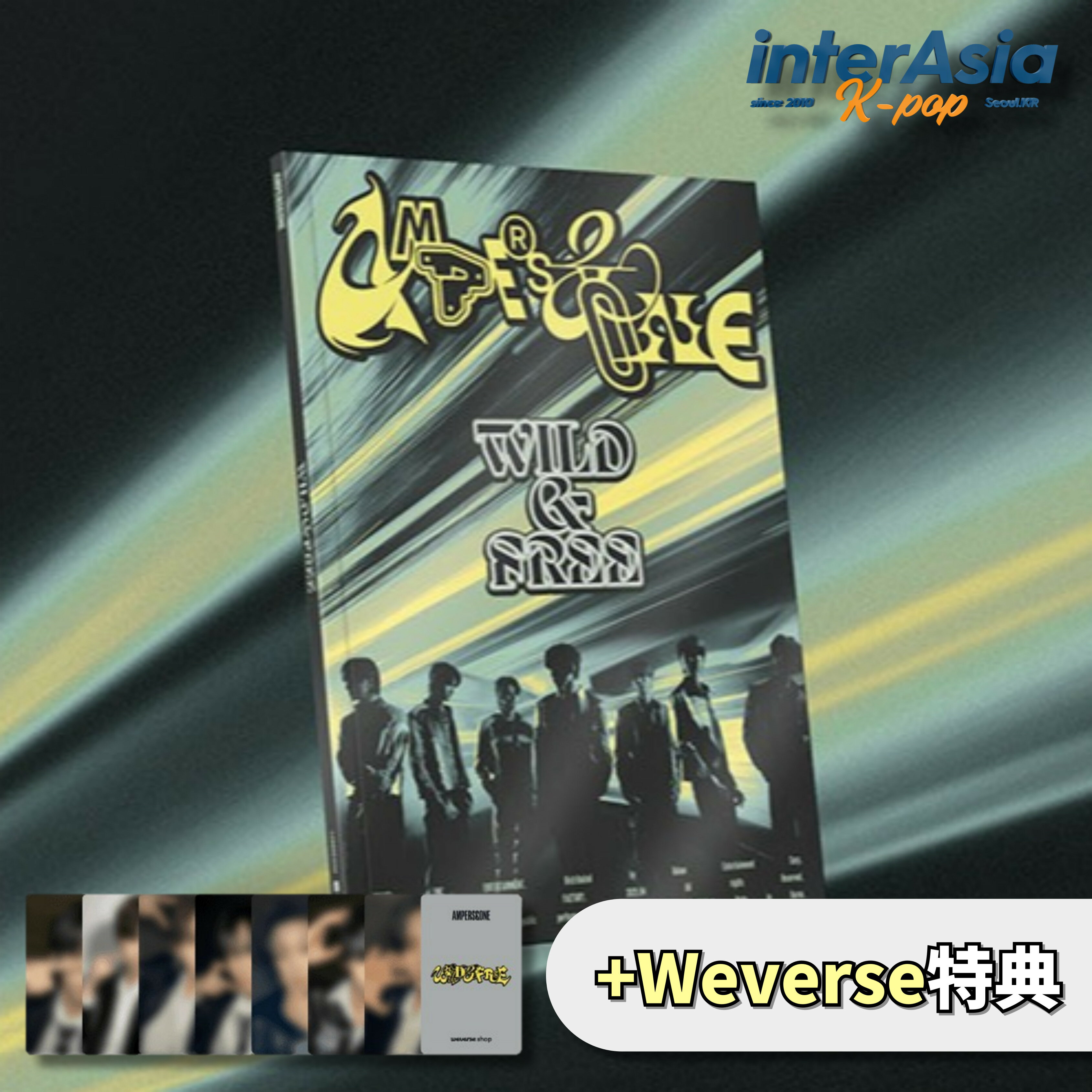 ★04月08日以後入荷★Weverse特典★ AMPERS&ONE - 2nd Mini Album 「WILD & FREE」 (Start ver.) アンパサンドワン ナカムデン ブライアン チェジホ ユンシユン カイレル マカヤ キムスンモ FNCエンターテインメント kpop 韓国盤 送料無料 ★Weverse特典 : 未公開セルフィーフォトカード7種のうちランダム1種贈呈。 5