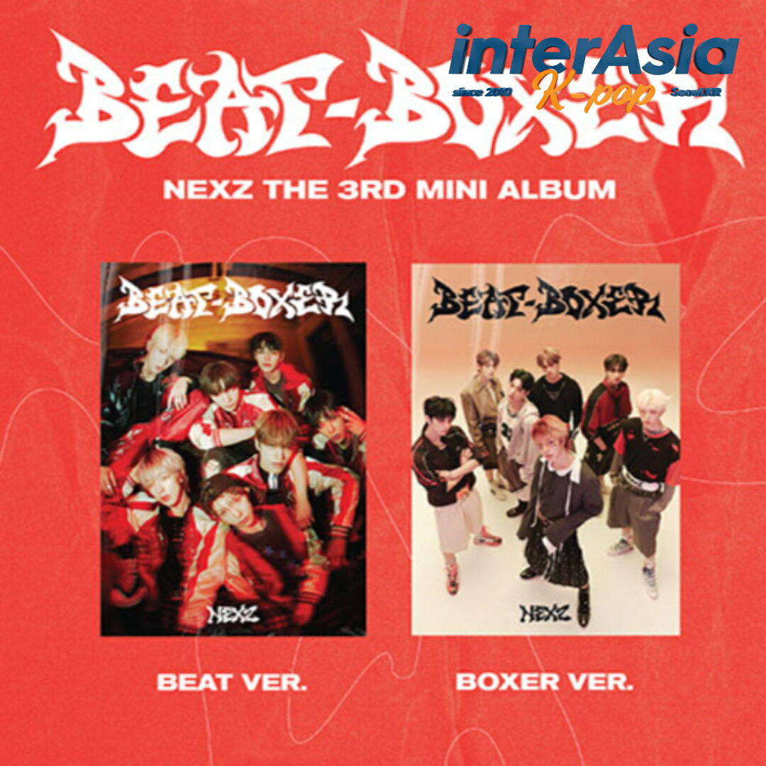 NEXZ - 3RD MINI ALBUM 「BEAT-BOXER」 ネクスジ トモヤ ユウ ハル ソゴン セイタ ヒュイ ユウキ ニジ..