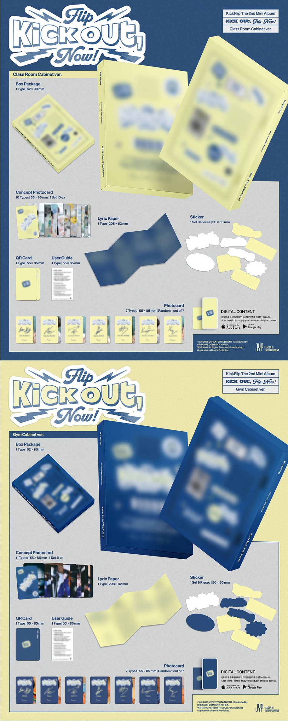 KickFlip - 2nd Mini Album "Kick Out, Flip Now!" Platform ver. KickFlip Amal Donfa Juwan Minge Cage Don Hyun LOUD JYP entretenimiento kpop disco coreano Envío gratuito — vista 2