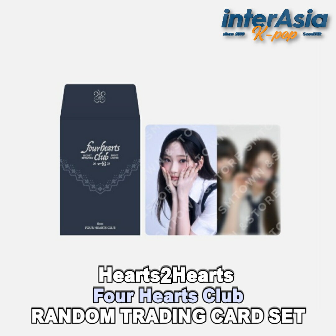 InterAsia㤨Hearts2Hearts - Four Hearts Club RANDOM TRADING CARD SET ϡĥȥϡ H2H å   奦    ƥ  SM STORE OFFICIAL MD SM󥿡ƥ KPOP ڹ ̵פβǤʤ1,450ߤˤʤޤ