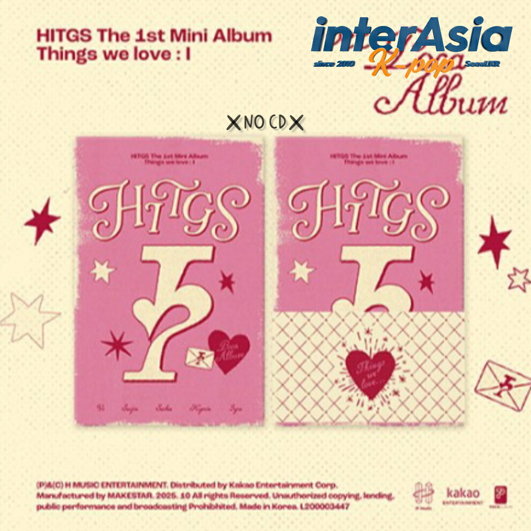 HITGS - The 1st Mini Album - Things we love : I (POCA) ヒッジス ヘリン ソヒ ビビ ソジン イユ H MUSICエンターテインメント KPOP 韓国盤 無料配送