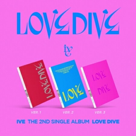 IVE- 2nd Single Album LOVE DIVE アイヴ セカンドシングル アルバム ユジン ガウル レイ ウォニォン リズ イソ アイズワン IZONE kpop cd 韓国盤 送料無料