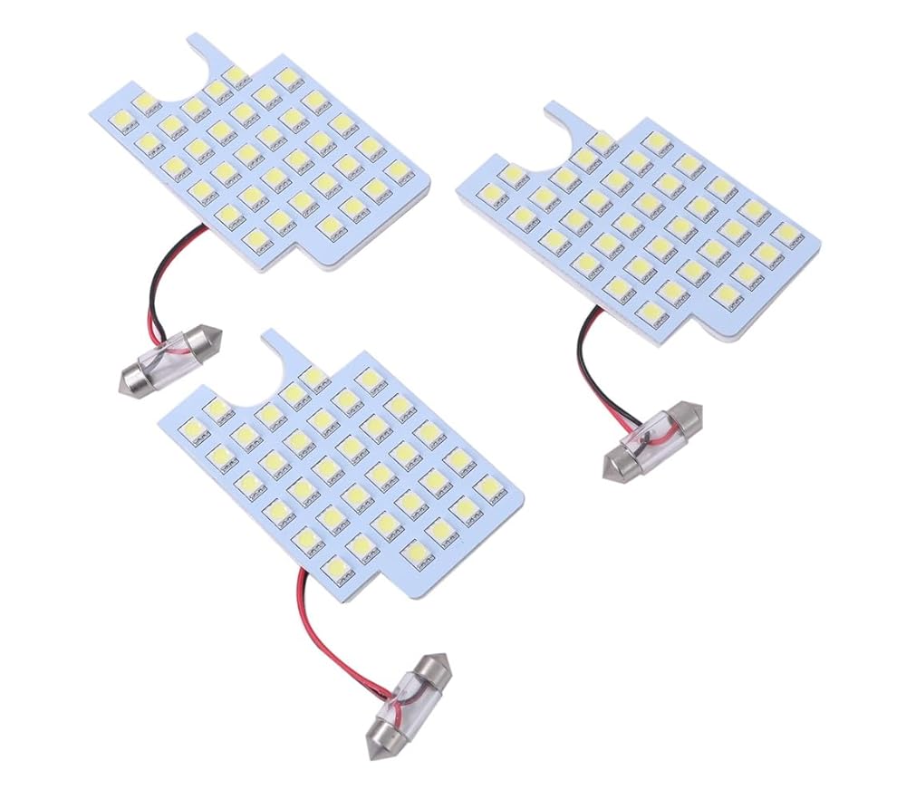 乐天商城 - トヨタ 用 LED ルームランプ 室内灯 6000K ホワイト 3点セット ハイエース 対応 200系 1型 2型 3型 4型 5型 DX 専用設計 カスタム パーツ 社外品