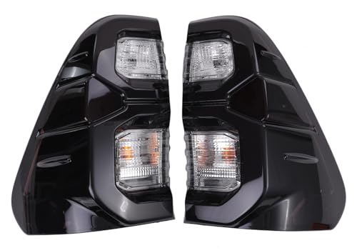 トヨタ 用 LED ファイバー テールランプ テール ライト 左右セット スモーク×クリアー フルLED ハイラ..