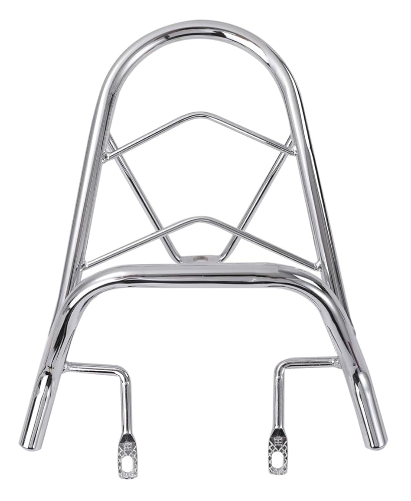 ヤマハ 用 リアキャリア メッキ 4st ビーノ SA26J SA37J YAMAHA バイク 荷台 汎用 社外品 カスタムパーツ