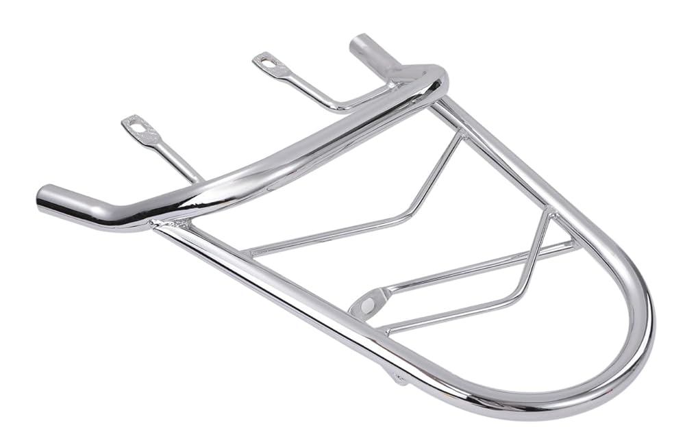 ヤマハ 用 リアキャリア メッキ 4st ビーノ SA26J SA37J YAMAHA バイク 荷台 汎用 社外品 カスタムパーツ