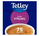 テトリ−・エクストラストロング・75袋入り・Tetley Tea Extra Strong 75TB