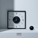 【インターフォルム公式】 掛け時計 ラトゥリ Laturi | 壁掛け時計 時計 おしゃれ かわいい スイープ 静か 無音 四角 壁時計 ウォールクロック 北欧...