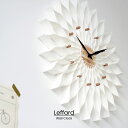 【インターフォルム公式】 掛け時計 ルファール Leffard | 壁掛け時計 時計 おしゃれ かわいい ウォールクロック 壁時計 北欧 ナチュラル ガーリー ...