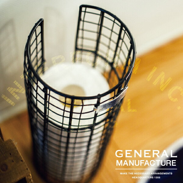 【インターフォルム公式】 General Manufacture ジェネラルマニュファクチャー ワイヤーストッカー | ロールペーパーストッカー おしゃれ お洒落 かわいい インテリア かご インダストリアル ヴィンテージ シンプル カジュアル ナチュラル モノトーン トイレ トイレ収納
