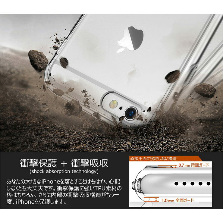 マラソン限定タイムセール Iphone8 ケース Iphone7ケース クリア Iphone8plus ケース Iphone8 Iphone X Iphone7 Plus 耐衝撃 ストラップホール クリアケース Iphone Se Iphone 6s Plus Iphone6 シンプル 透明 カバー メール便 送料無料 スマホケース Ringke Fusion