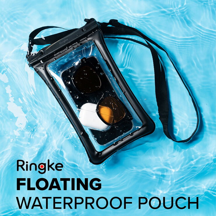 Ringke 防水 スマホ ケース iPhone 15 14 13 12 iphone android 大きい 大きめ ショルダー ストラップ 浮く 水中撮影 完全防水 全機種対応 iPhone SE Xperia Galaxy IPX8 海 プール キャンプ アウトドア 防水カバー 小物入れ 