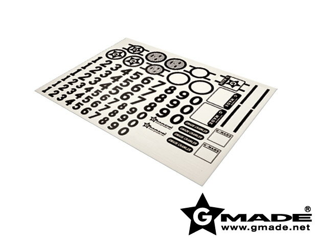 Gmade R1 Decal Sheet GM51509 ラジコンパーツ ラジコンカー スペア オプション カスタム 部品 オリジ..