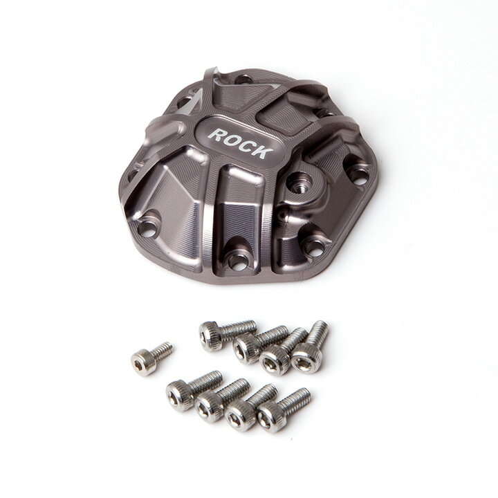 3D Machined Differential Cover (Titanium Gray) for R1 Axle GM30013 ラジコンパーツ ラジコンカー ..