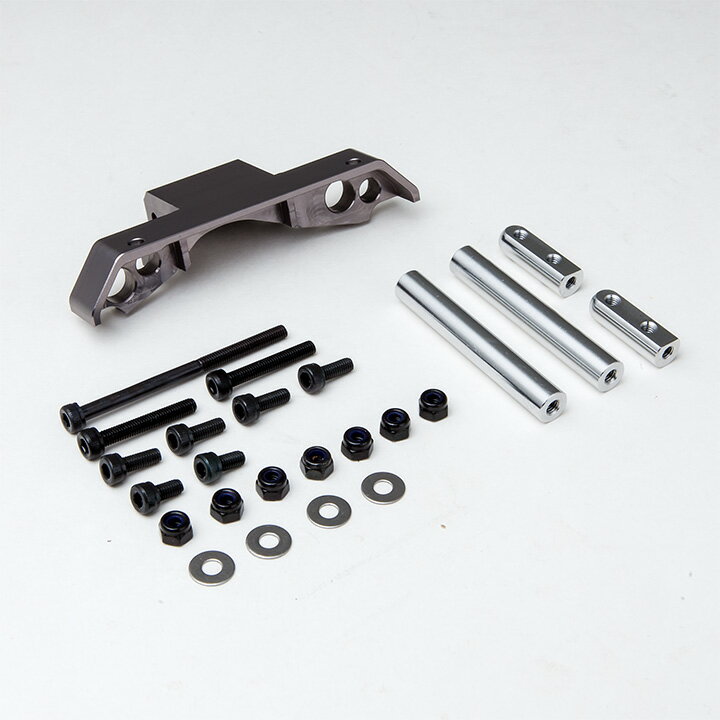 Rakuten - GS01 Front Axle Truss Upper Link Mount (Titanium Gray) GM30016 ラジコンパーツ ラジコンカー スペア オプション カスタム 部品 オリジナル オフロード クローラー ロックバギー 05P01May16
