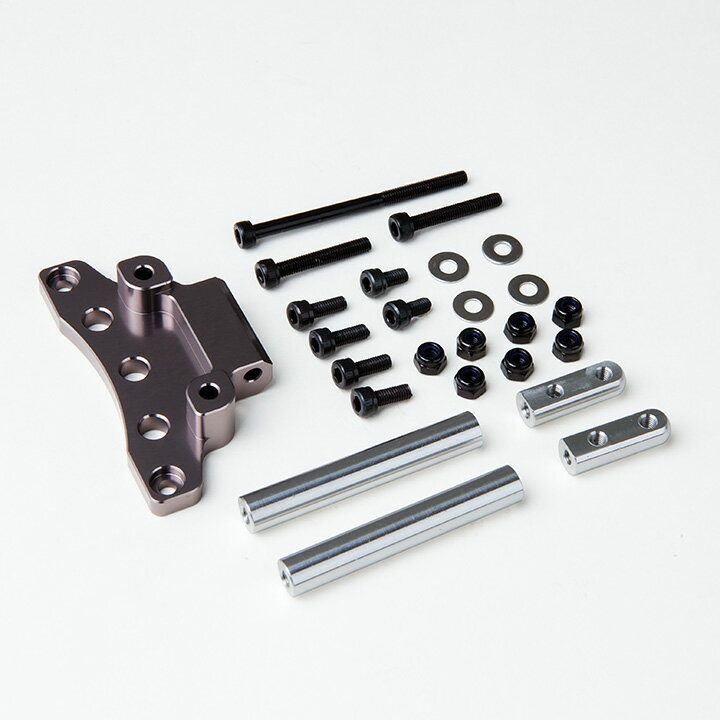 Rakuten - Front Upper Link Mount (Titanium Gray) for GS01 Axle GM30020 ラジコンパーツ ラジコンカー スペア オプション カスタム 部品 オリジナル オフロード クローラー ロックバギー 05P01May16