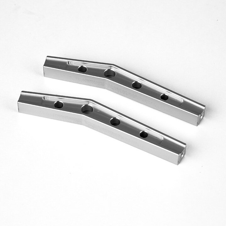 Rakuten - GS01 Machined M3 78mm Bent Lower Link (2) (Silver) GM30027 ラジコンパーツ ラジコンカー スペア オプション カスタム 部品 オリジナル オフロード クローラー ロックバギー 05P01May16