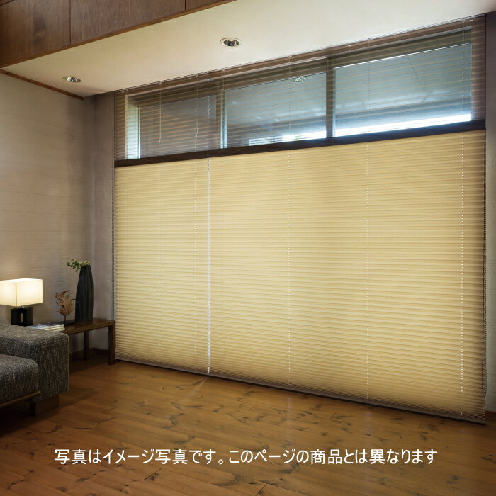 プリーツスクリーン もなみ 25mm ニチベイ アシベ M5115〜M5118 ツインスタイル（コード式） 幅120.5〜160cm×高さ181〜220cmまで