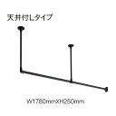 ハンギングバー トーソー TOSO 室内干し 部屋干し ハンガーラック 組立式 H-1 天井付 Lタイプセット W1780mmXW250mm
