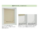 タチカワブラインド ロールスクリーン ロールカーテン ラルク用 オプション 遮光サイドプレート 長さ50〜80cm(左右1セット)
