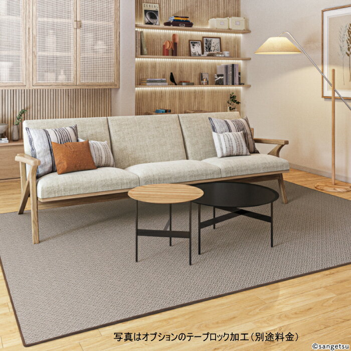 カーペット 4.5畳 サンゲツ 防炎 制電 防ダニ 抗菌 防汚 サンプレート 江戸間4.5帖 261cmX261cm※時間指定不可商品