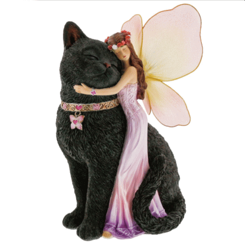 フェアリー ＆ キャット子猫 キャット ネコ エンジェル雑貨 フェアリー雑貨 ロココ 妖精 フェアリー 妖精雑貨 天使 エンジェル 天使雑貨 エンジェル雑貨 薔薇 ばら バラのサムネイル