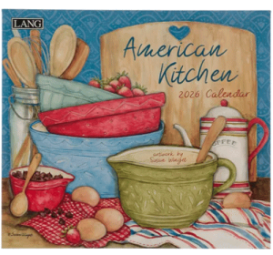 2026年度 ラング社製カレンダー/アメリカンキッチン【LANG ラング社】 AMERICAN KITCHEN カレンダー Susan Winget カントリー 340×610mm 輸入カレンダー インテリア 2026 Calendar 令和8年 暦