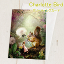 Charlotte Bird フェアリー グリーティングカード(封筒付き)一日女王様シャーロットバード 妖精 フェアリー 天使 エンジェル バラ ローズ 薔薇 絵 カード クリスマス メッセージカード