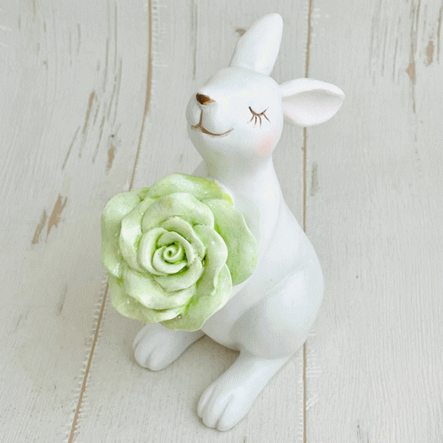 ヴァレリーカサド 陶器 陶花 薔薇 バラ 置物 HP DECO