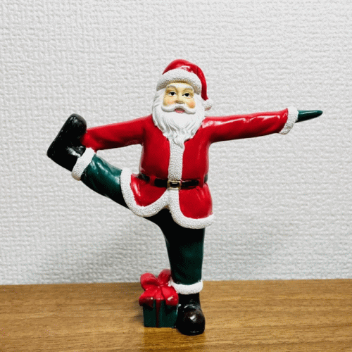 ヨガサンタ Oサンタクロース ヨガポーズ クリスマス ツリー オブジェ 置物 ユニーク 妖精 フェアリー 妖精雑貨 フェアリー雑貨 天使 エンジェル 天使雑貨 エンジェル雑貨 薔薇 ばら バラ ギフト プレゼント ラッピング無料のサムネイル