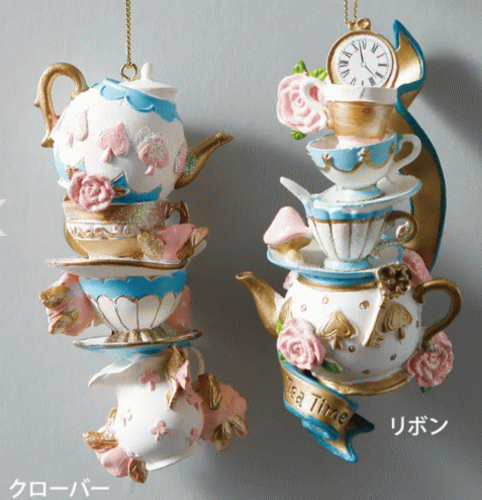 ワンダーランド ティーカップ オーナメントツリーオブジェ クリスマス クリスマスツリー インテリア デ..