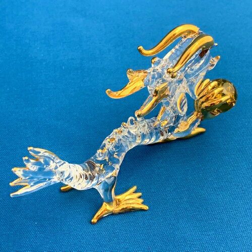 【風水】金運玉持ちドラゴン 黄色金運 開運 運気アップ 縁起物 ドラゴン ガラス 手作り 龍 置物 幸せを呼び込む人気アイテム 妖精 フェアリー 妖精雑貨 フェアリー雑貨 天使 エンジェル 天使雑貨 エンジェル雑貨 薔薇 ばら バラの商品画像 2